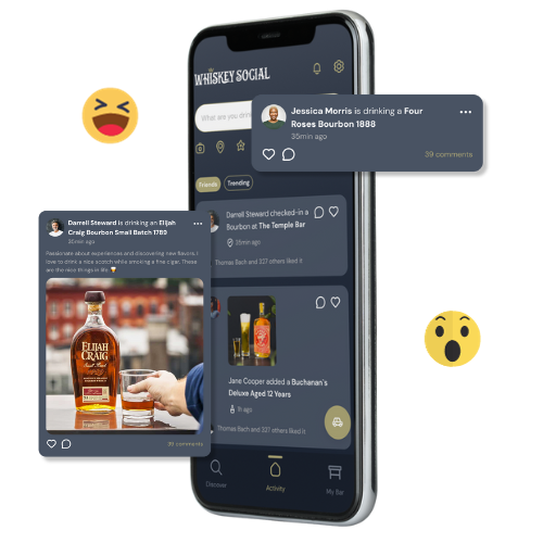 Whiskey Social App Features